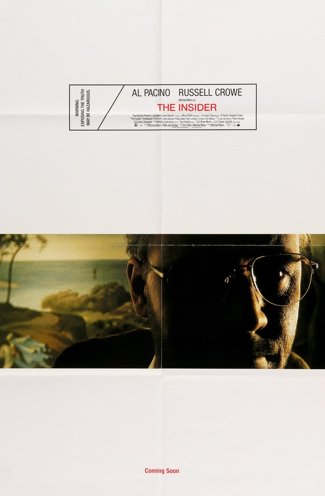 Insider (1999) original movie poster for sale at Original Film Art - Vintage Movie Posters