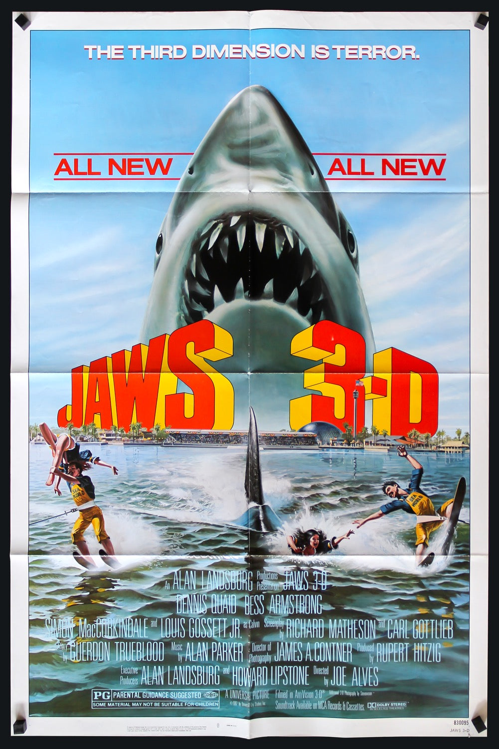 Jaws 3 (1983) original movie poster for sale at Original Film Art - Vintage Movie Posters
