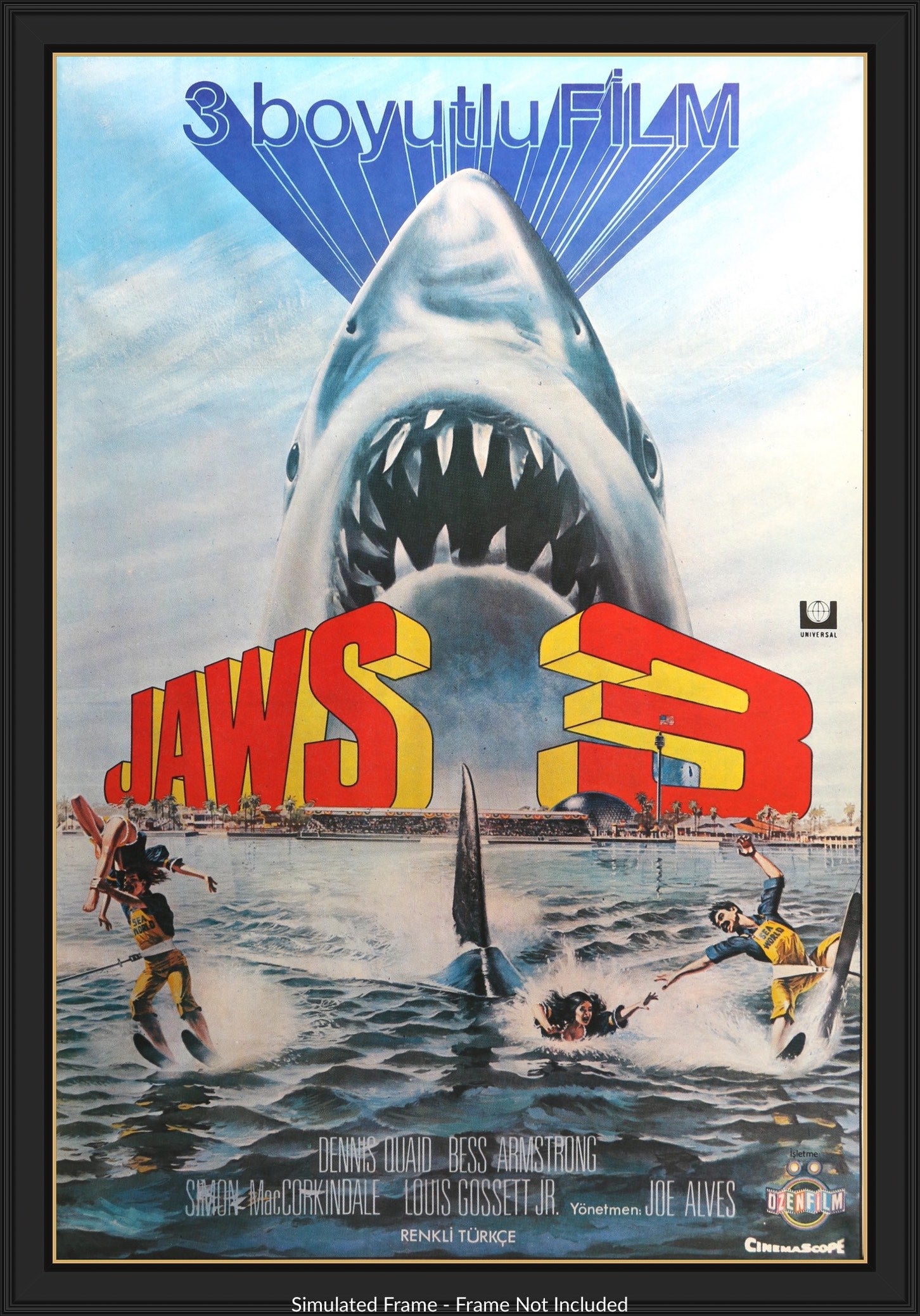 Jaws 3 (1983) original movie poster for sale at Original Film Art - Vintage Movie Posters