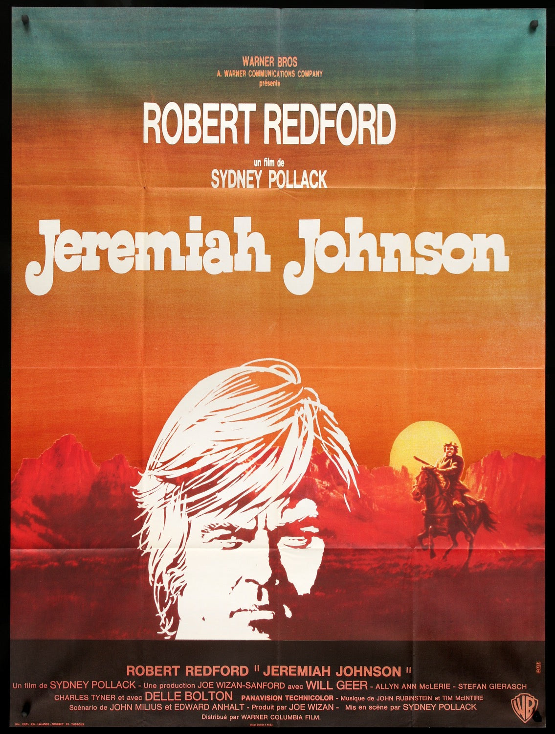 Jeremiah Johnson (1972) original movie poster for sale at Original Film Art