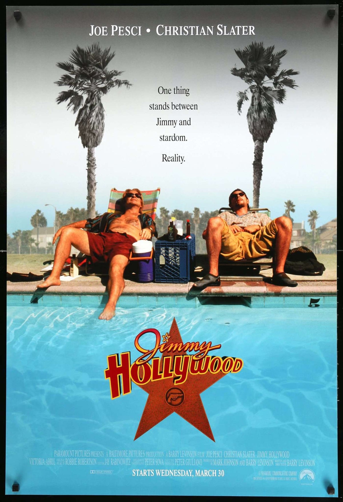 Jimmy Hollywood (1994) original movie poster for sale at Original Film Art