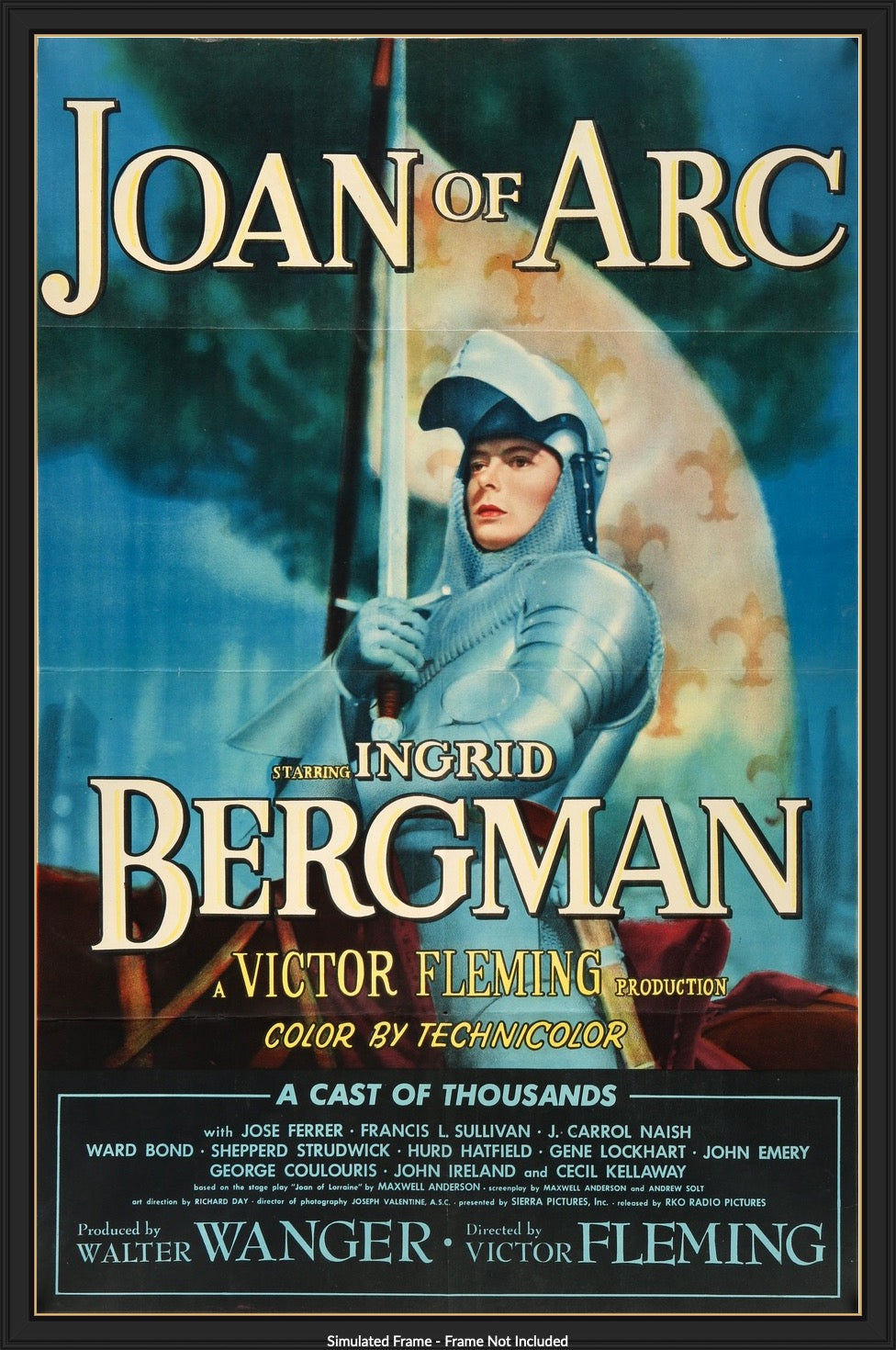 Joan of Arc (1948) original movie poster for sale at Original Film Art