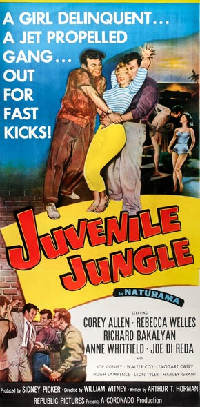 Juvenile Jungle (1958) original movie poster for sale at Original Film Art