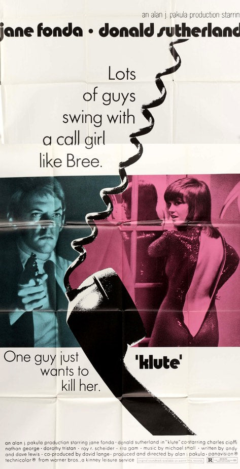Klute (1971) original movie poster for sale at Original Film Art
