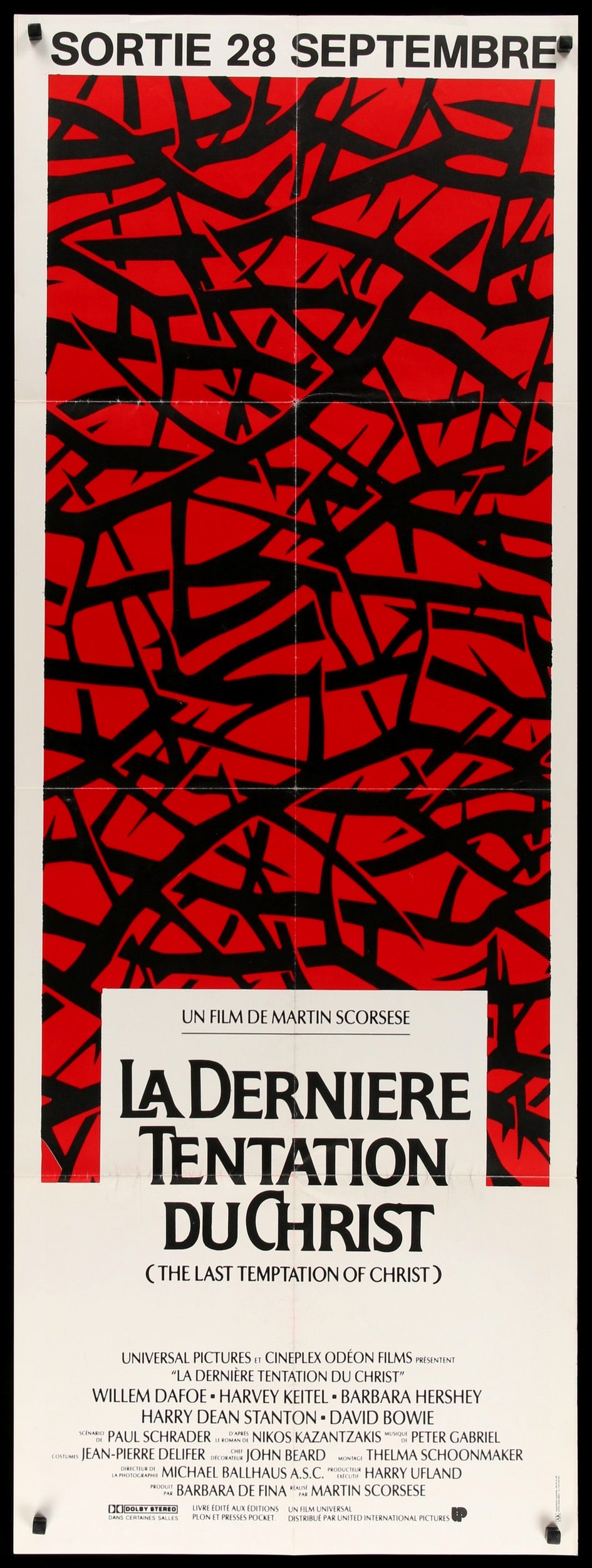 Last Temptation of Christ (1988) original movie poster for sale at Original Film Art - Vintage Movie Posters