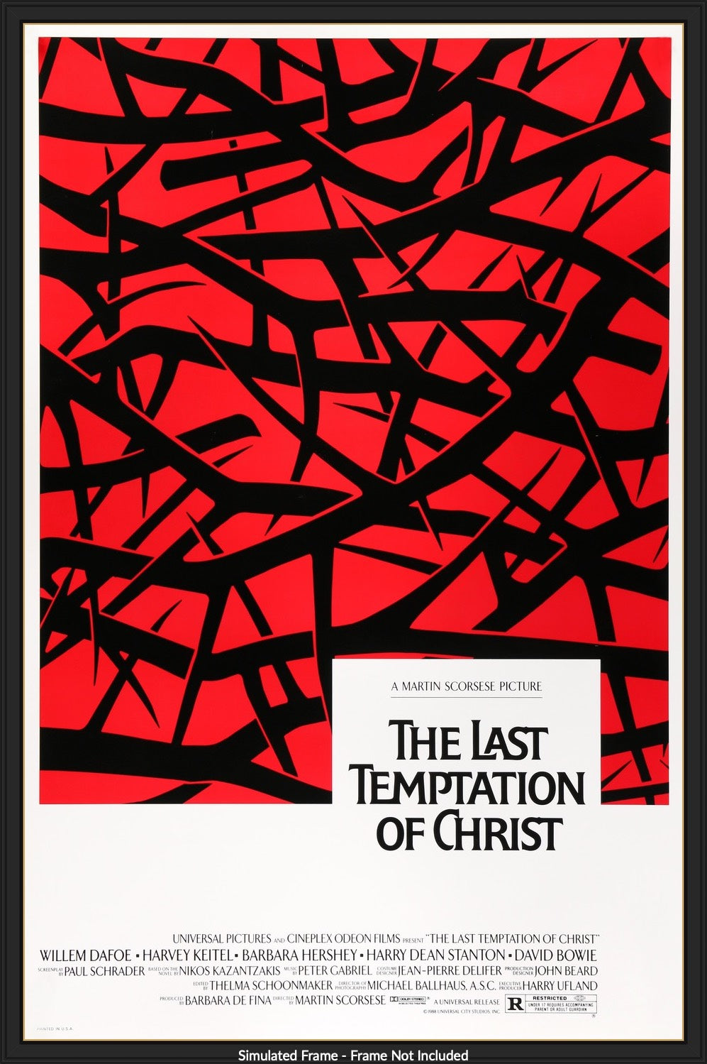 Last Temptation of Christ (1988) original movie poster for sale at Original Film Art - Vintage Movie Posters