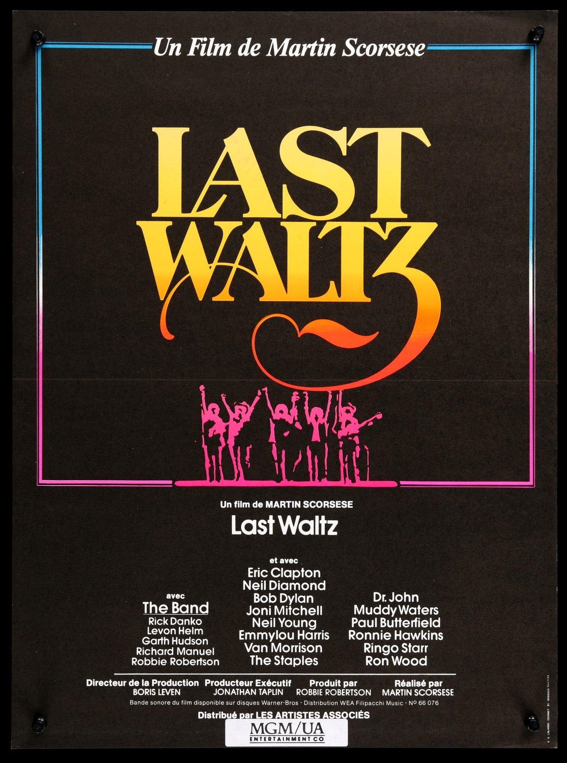 Last Waltz (1978) original movie poster for sale at Original Film Art - Vintage Movie Posters