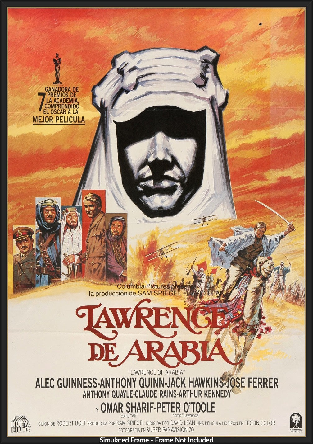 Lawrence of Arabia (1962) original movie poster for sale at Original Film Art - Vintage Movie Posters
