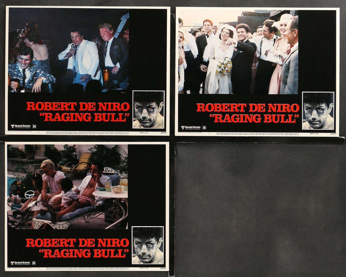 Raging Bull (1980) Lobby Cards - Set of 7 original movie poster for sale at Original Film Art - Vintage Movie Posters