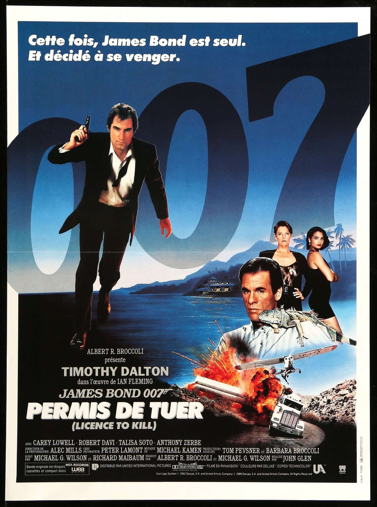Licence to Kill (1989) original movie poster for sale at Original Film Art - Vintage Movie Posters