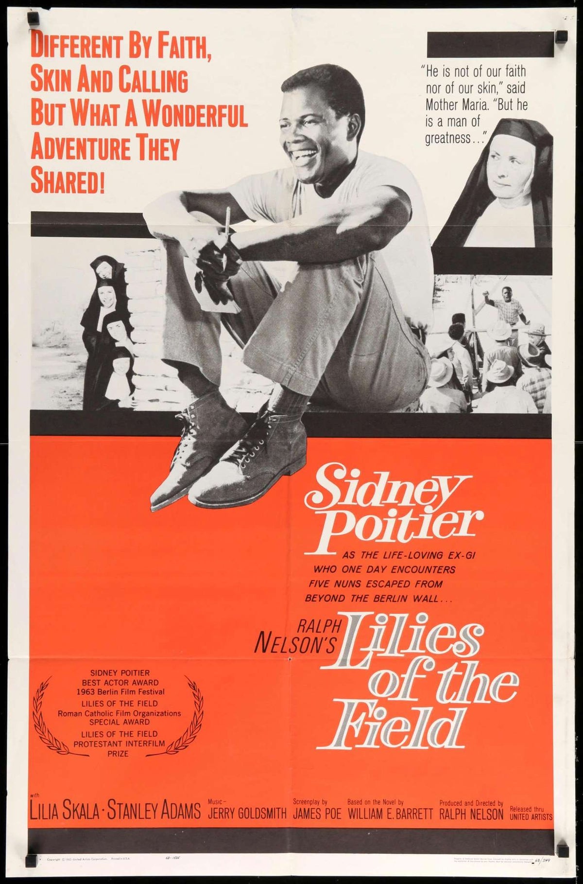 Lilies of the Field (1963) original movie poster for sale at Original Film Art - Vintage Movie Posters