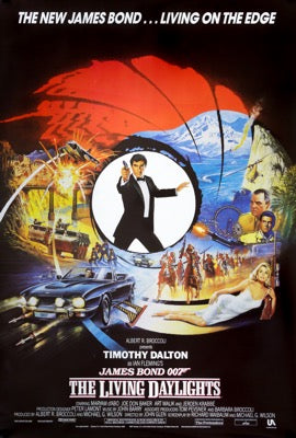 Living Daylights (1987) original movie poster for sale at Original Film Art - Vintage Movie Posters