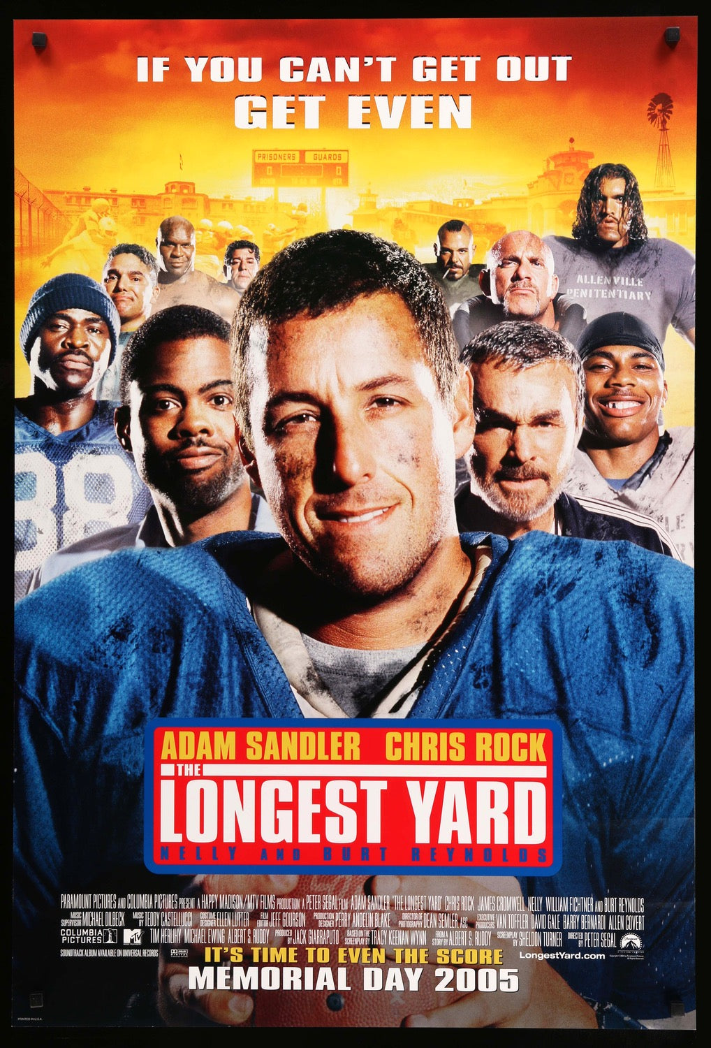 Longest Yard (2005) original movie poster for sale at Original Film Art