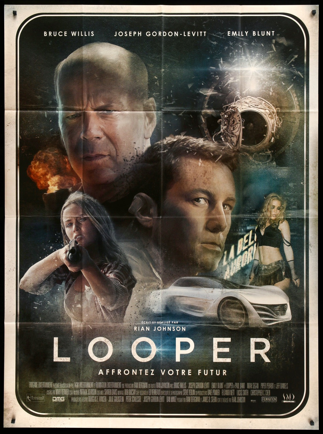 Looper (2012) original movie poster for sale at Original Film Art