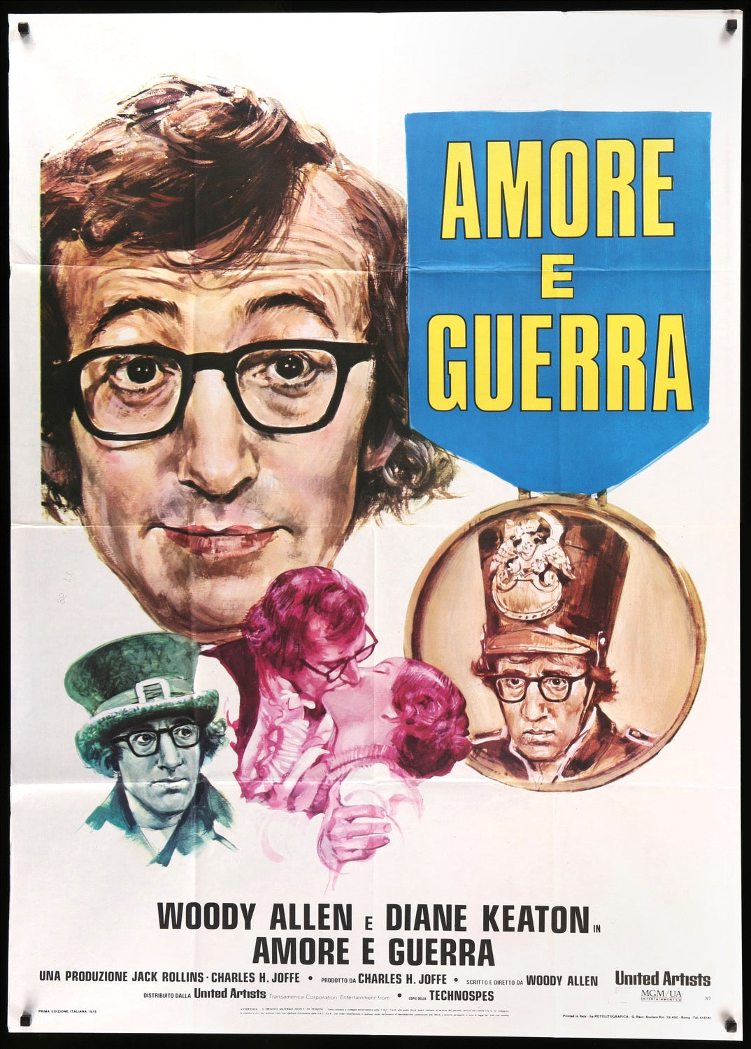 Love and Death (1975) original movie poster for sale at Original Film Art - Vintage Movie Posters