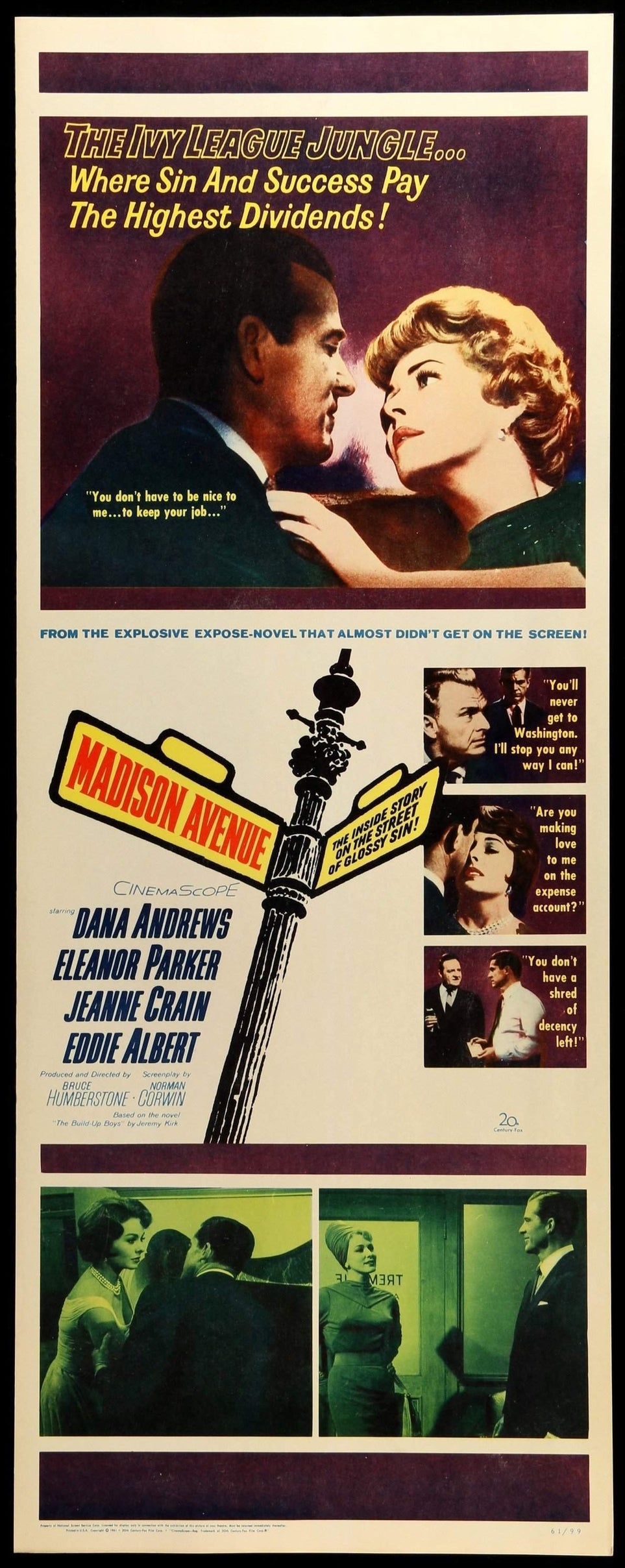 Madison Avenue (1961) original movie poster for sale at Original Film Art