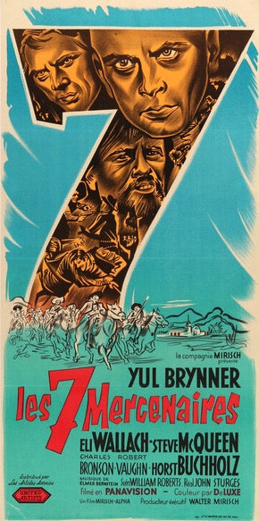 Magnificent Seven (1960) original movie poster for sale at Original Film Art - Vintage Movie Posters