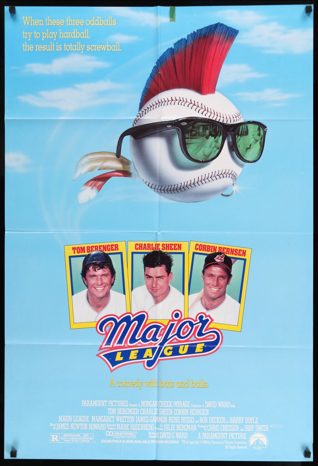 Major League (1989) original movie poster for sale at Original Film Art - Vintage Movie Posters