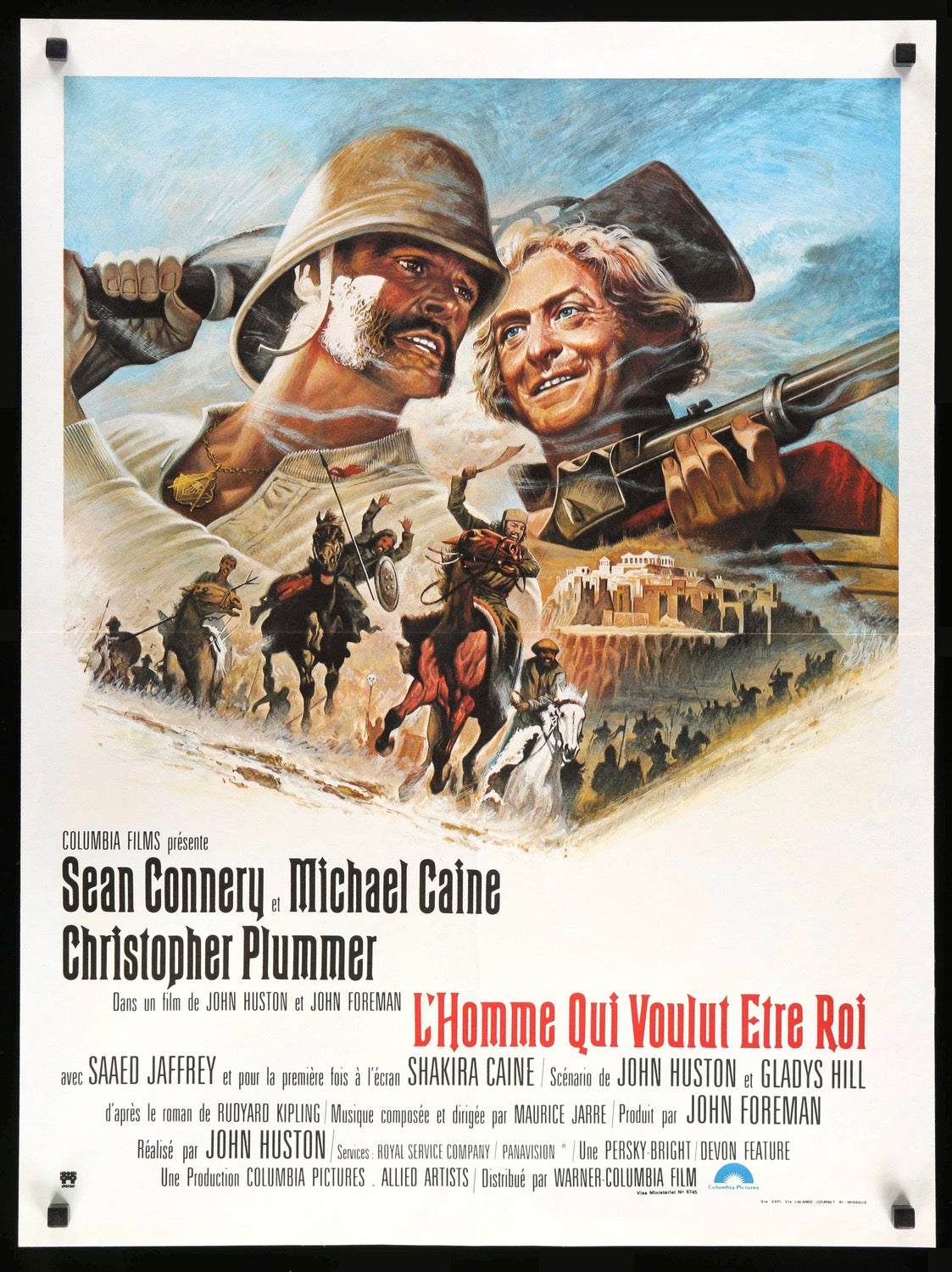 Man Who Would Be King (1975) original movie poster for sale at Original Film Art - Vintage Movie Posters