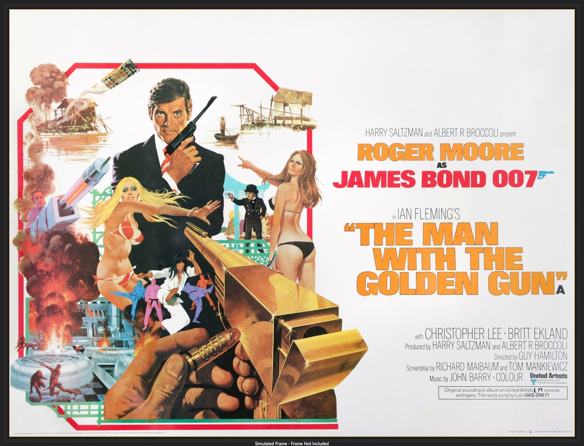 Man with the Golden Gun (1974) original movie poster for sale at Original Film Art - Vintage Movie Posters