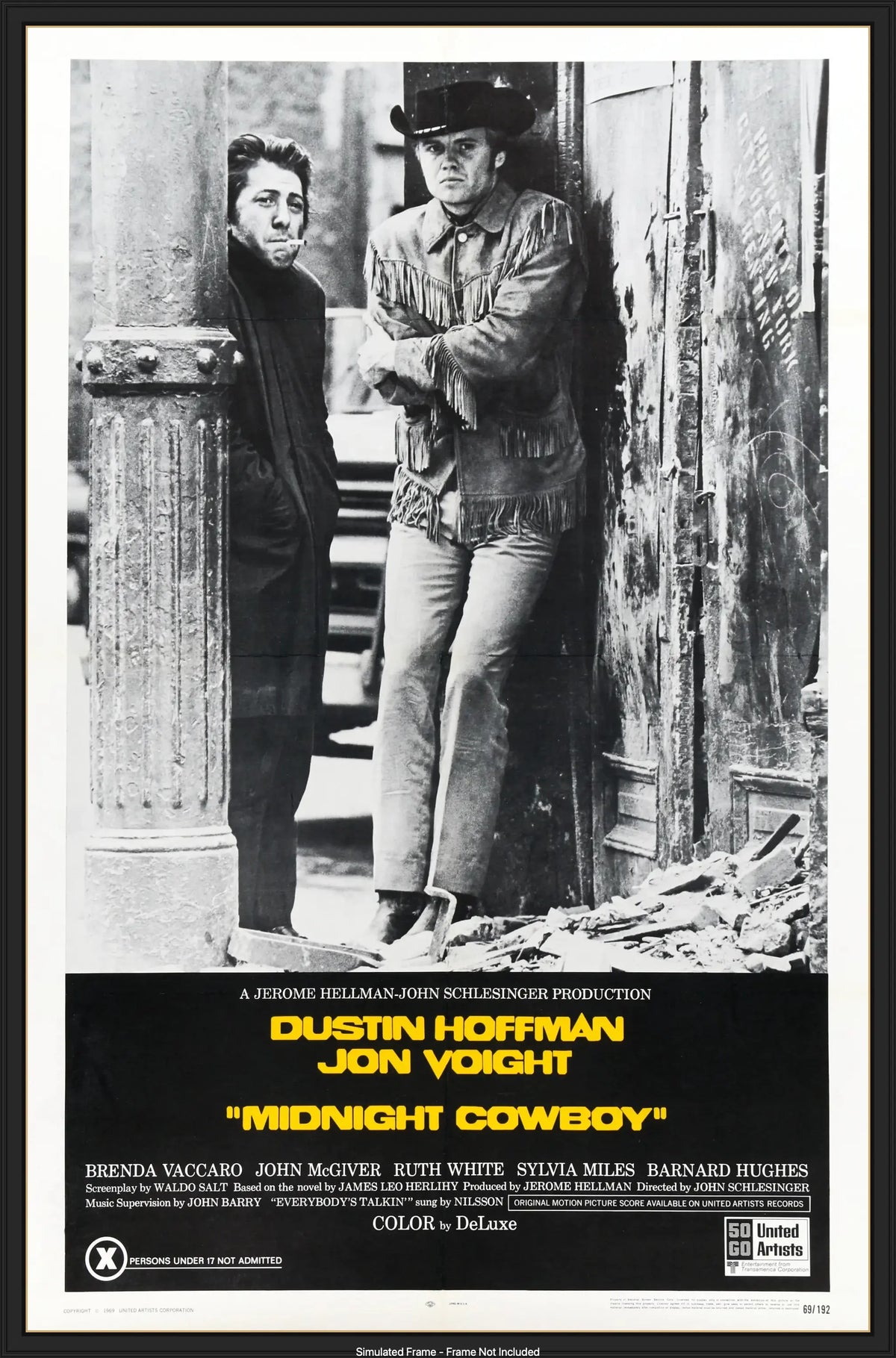 Midnight Cowboy (1969) original movie poster for sale at Original Film Art - Vintage Movie Posters