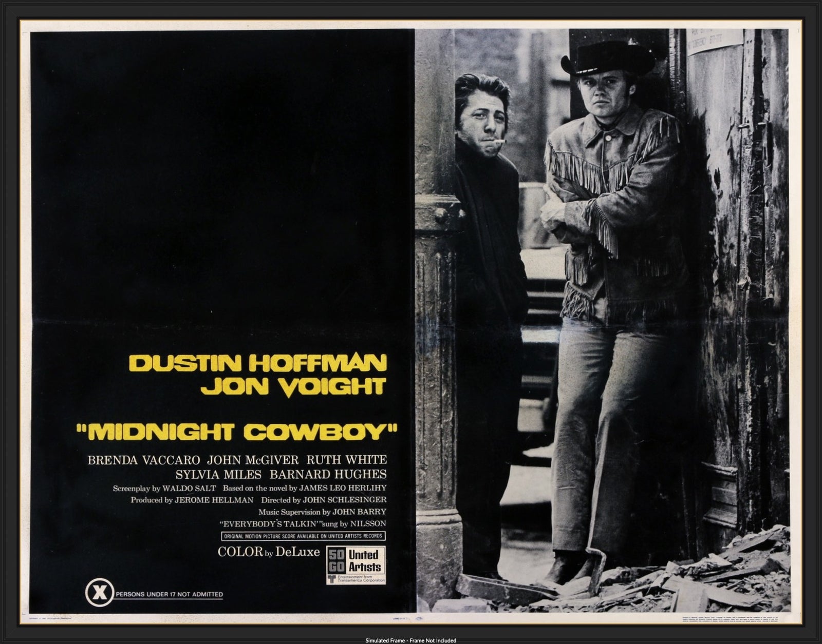 Midnight Cowboy (1969) original movie poster for sale at Original Film Art - Vintage Movie Posters