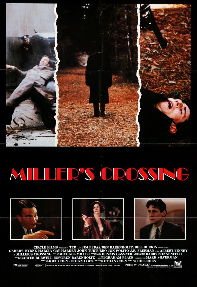 Miller's Crossing (1990) original movie poster for sale at Original Film Art