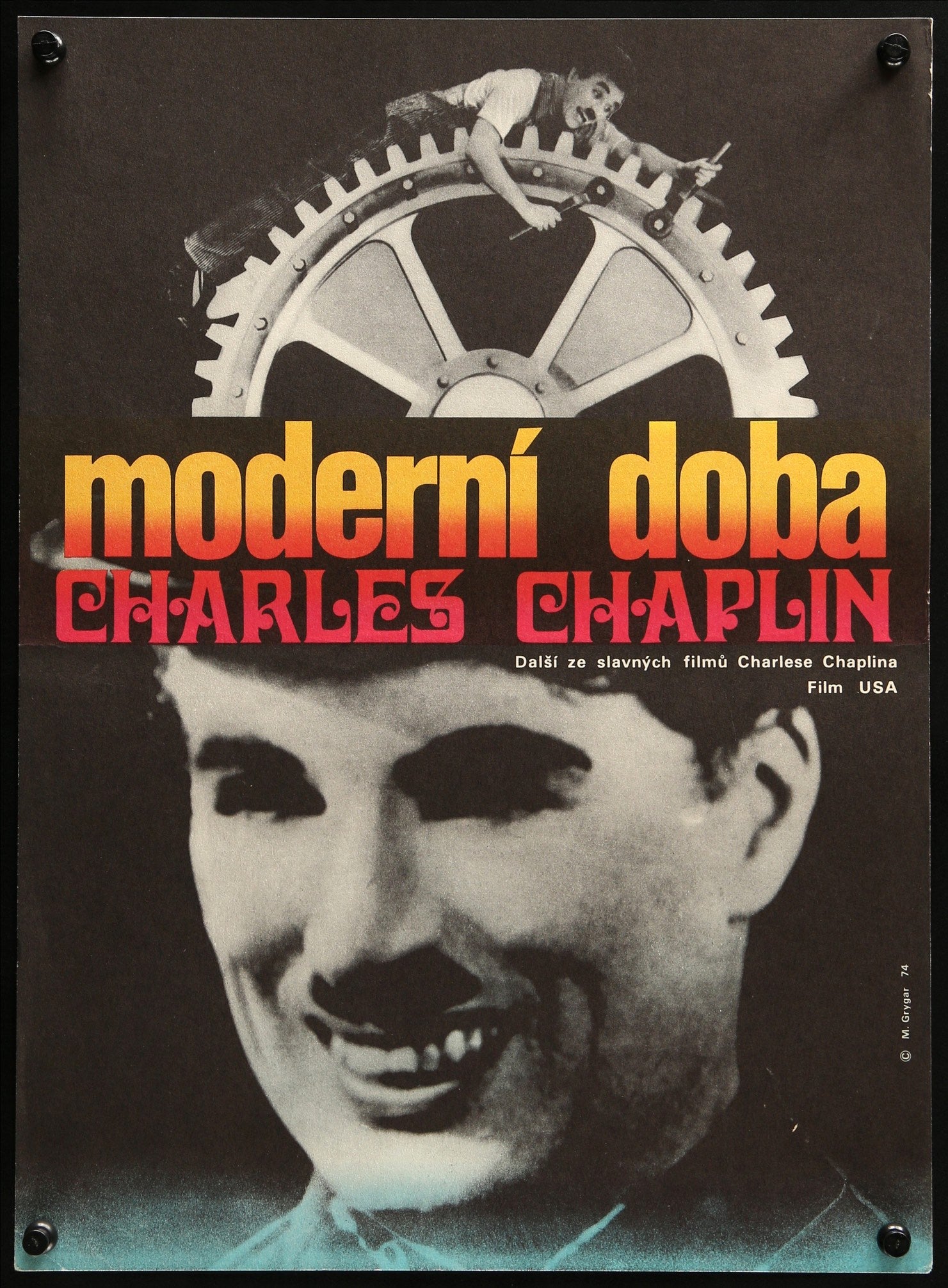 Modern Times (1936) original movie poster for sale at Original Film Art