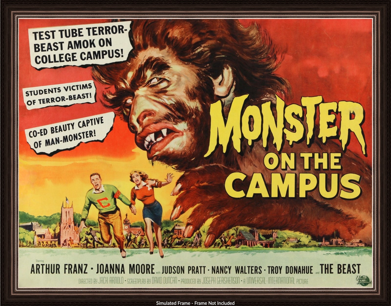Monster on the Campus (1958) original movie poster for sale at Original Film Art - Vintage Movie Posters