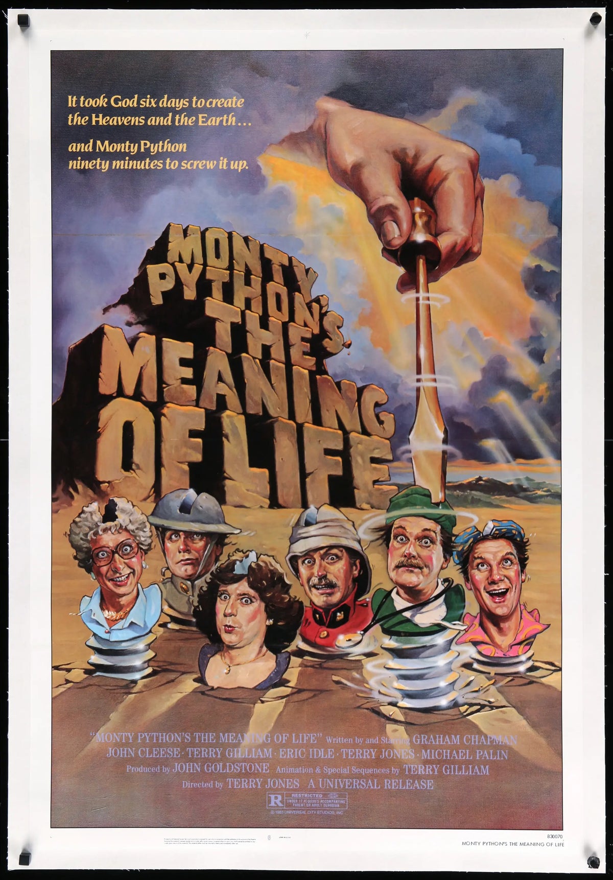 Monty Python&#39;s The Meaning of Life (1983) original movie poster for sale at Original Film Art