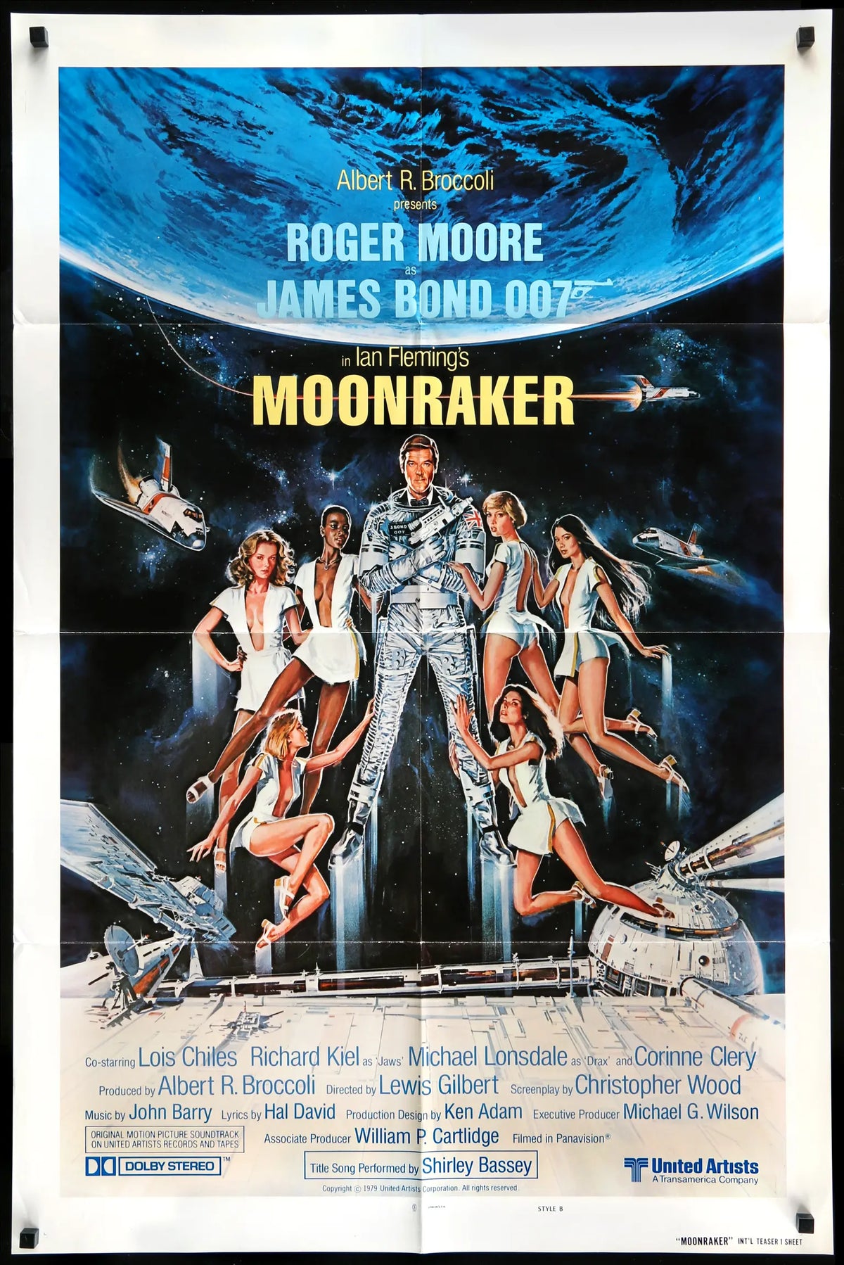 Moonraker (1979) original movie poster for sale at Original Film Art