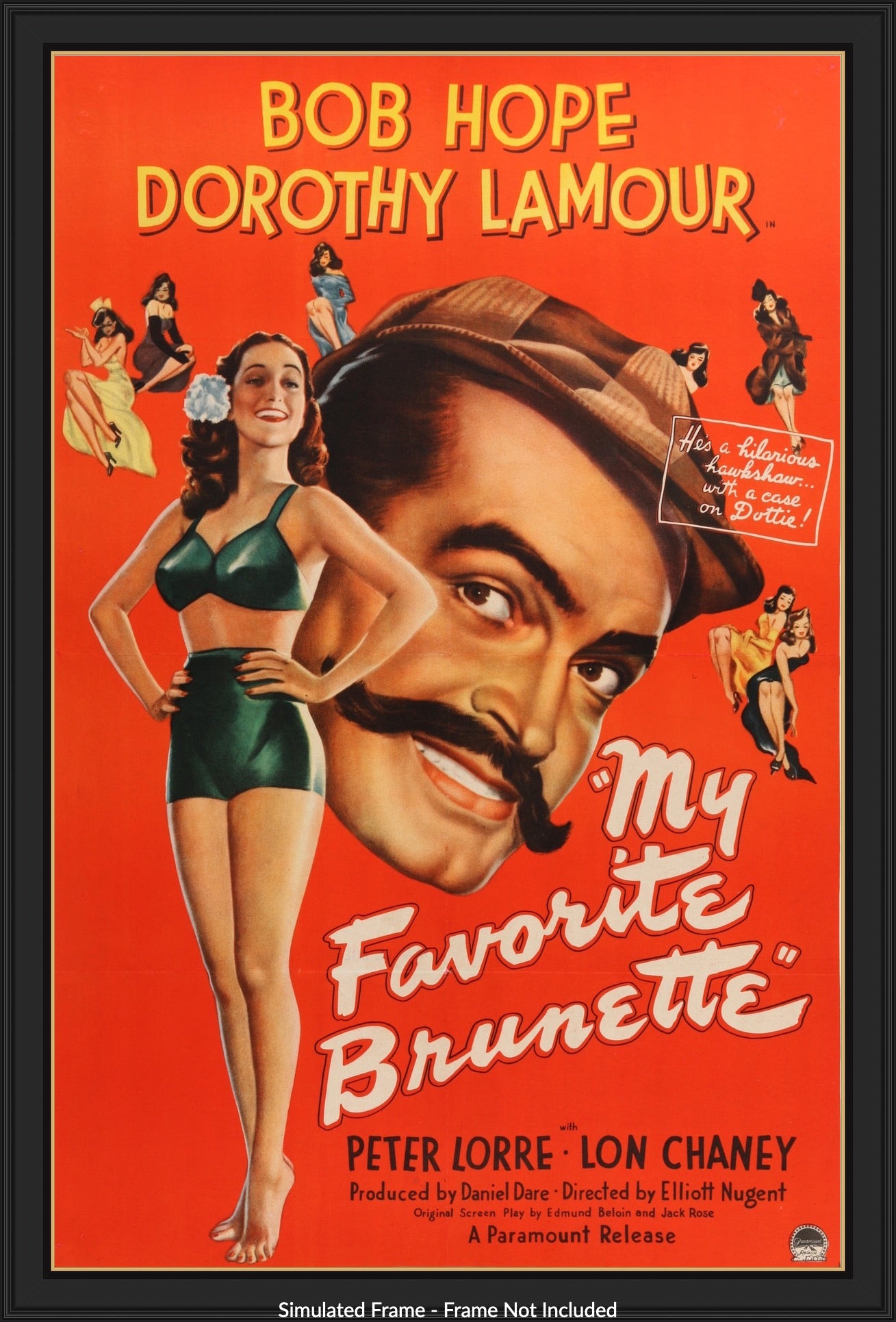 My Favorite Brunette (1947) original movie poster for sale at Original Film Art - Vintage Movie Posters