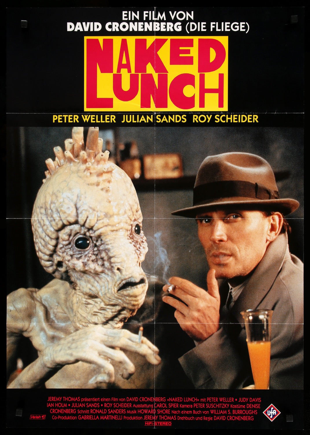 Naked Lunch (1991) original movie poster for sale at Original Film Art