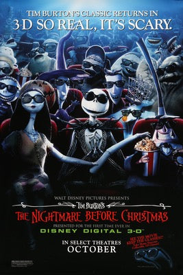 Nightmare Before Christmas (1993) original movie poster for sale at Original Film Art - Vintage Movie Posters