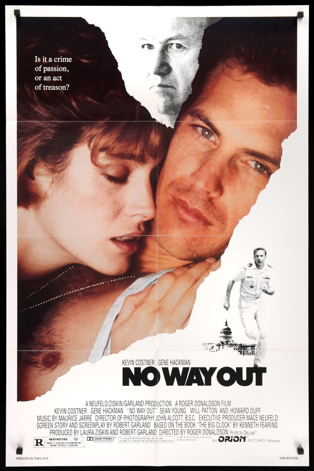 No Way Out (1987) original movie poster for sale at Original Film Art - Vintage Movie Posters