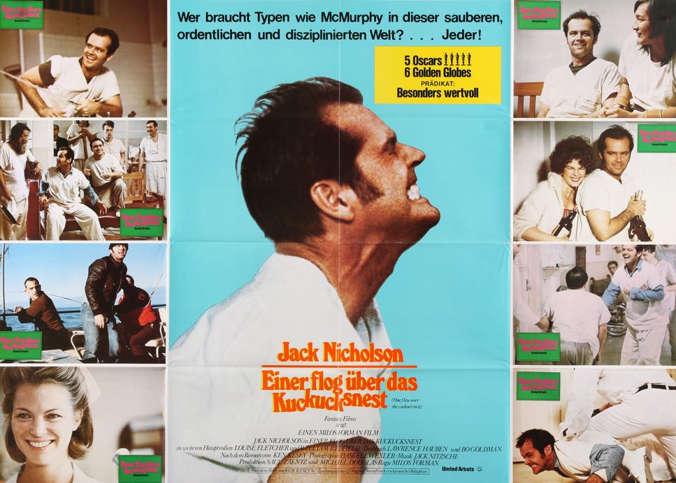 One Flew Over the Cuckoo's Nest (1975) original movie poster for sale at Original Film Art - Vintage Movie Posters