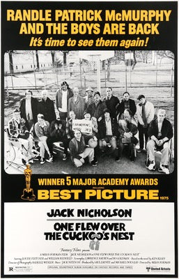 One Flew Over the Cuckoo's Nest (1975) original movie poster for sale at Original Film Art - Vintage Movie Posters
