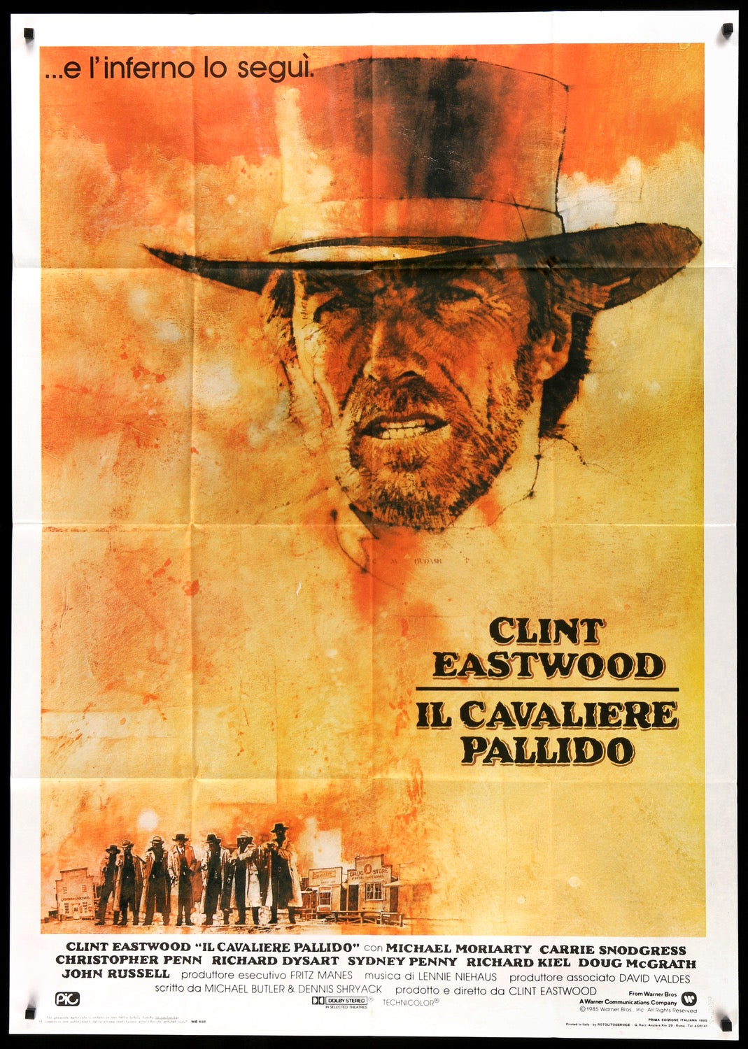 Pale Rider (1985) original movie poster for sale at Original Film Art