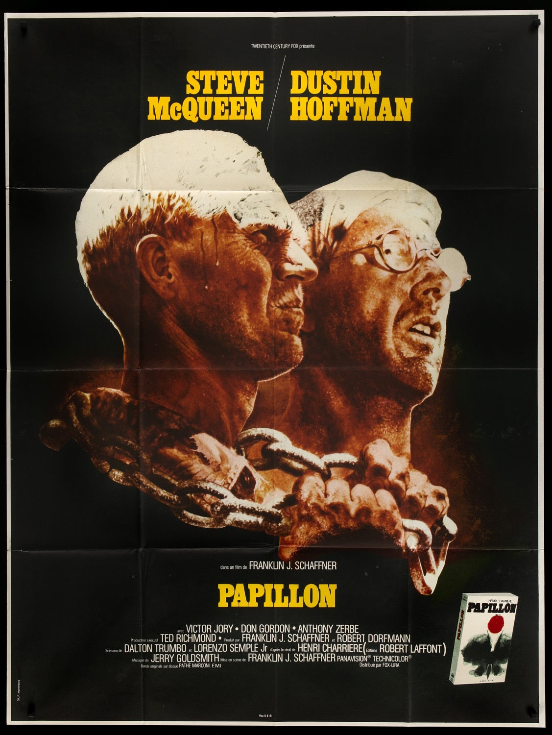 Papillon (1973) original movie poster for sale at Original Film Art