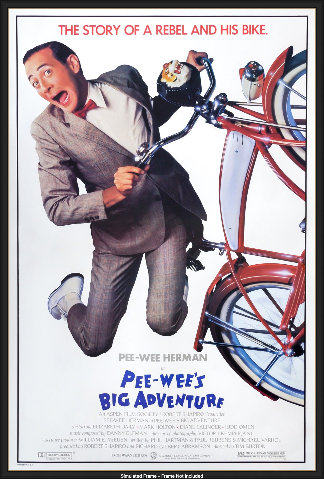 Pee-Wee's Big Adventure (1985) original movie poster for sale at Original Film Art - Vintage Movie Posters