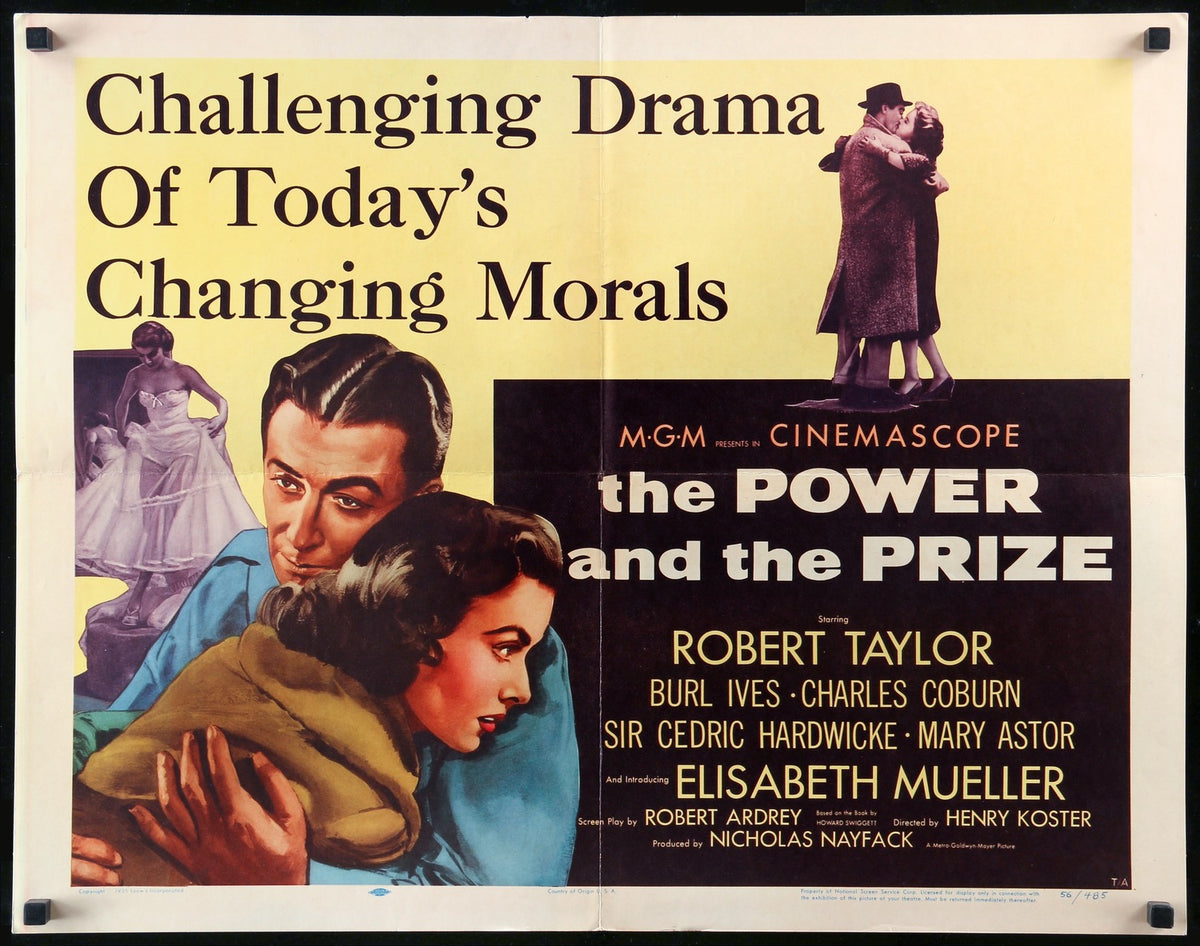 Power and the Prize (1956) original movie poster for sale at Original Film Art