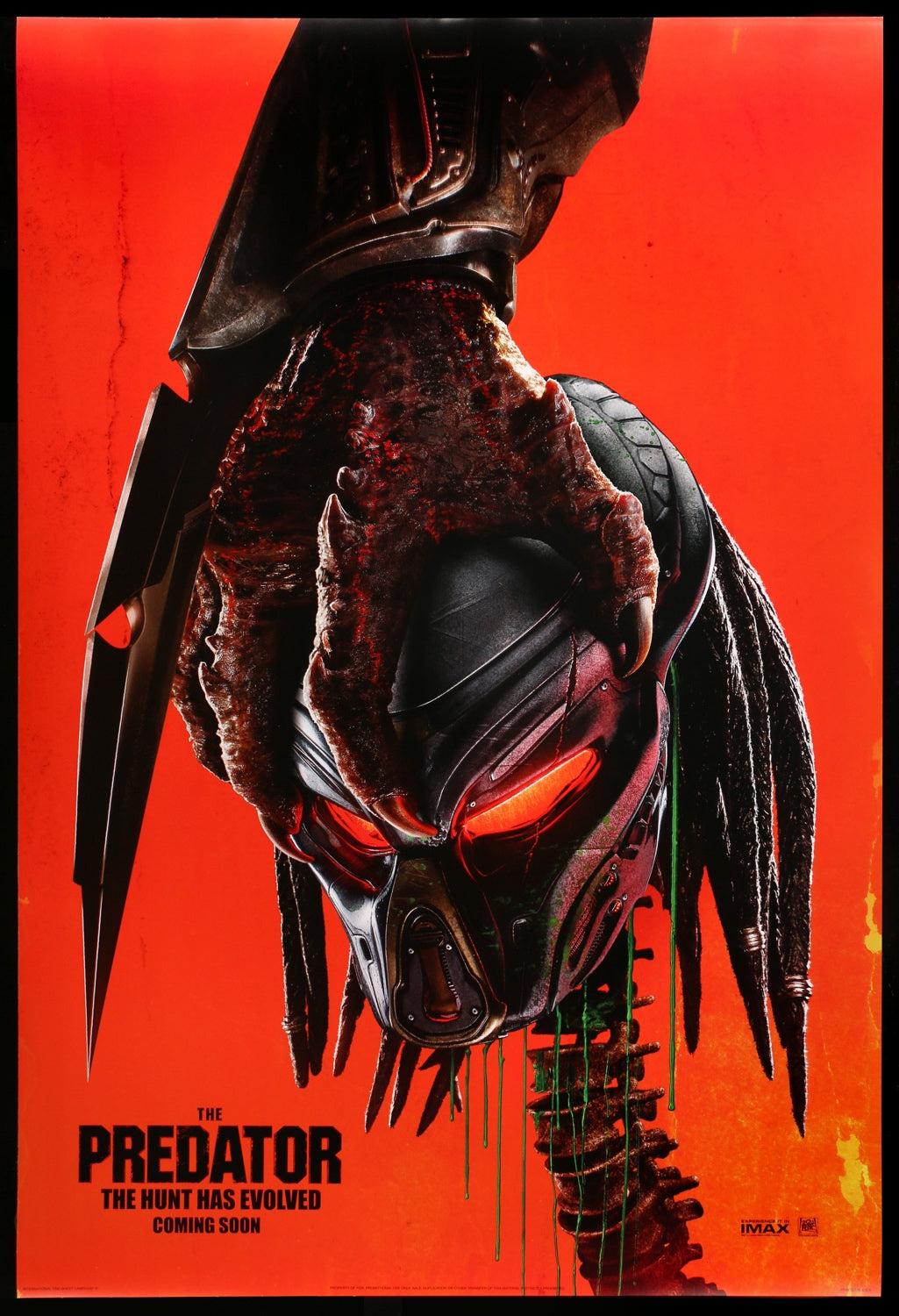 Predator (2018) original movie poster for sale at Original Film Art