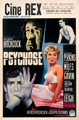 Psycho (1960) original movie poster for sale at Original Film Art - Vintage Movie Posters