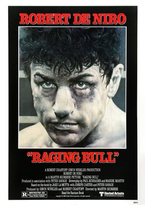 Raging Bull (1980) original movie poster for sale at Original Film Art - Vintage Movie Posters