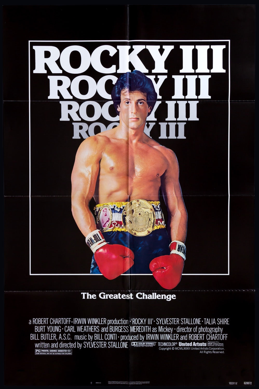 Rocky III (1982) original movie poster for sale at Original Film Art - Vintage Movie Posters