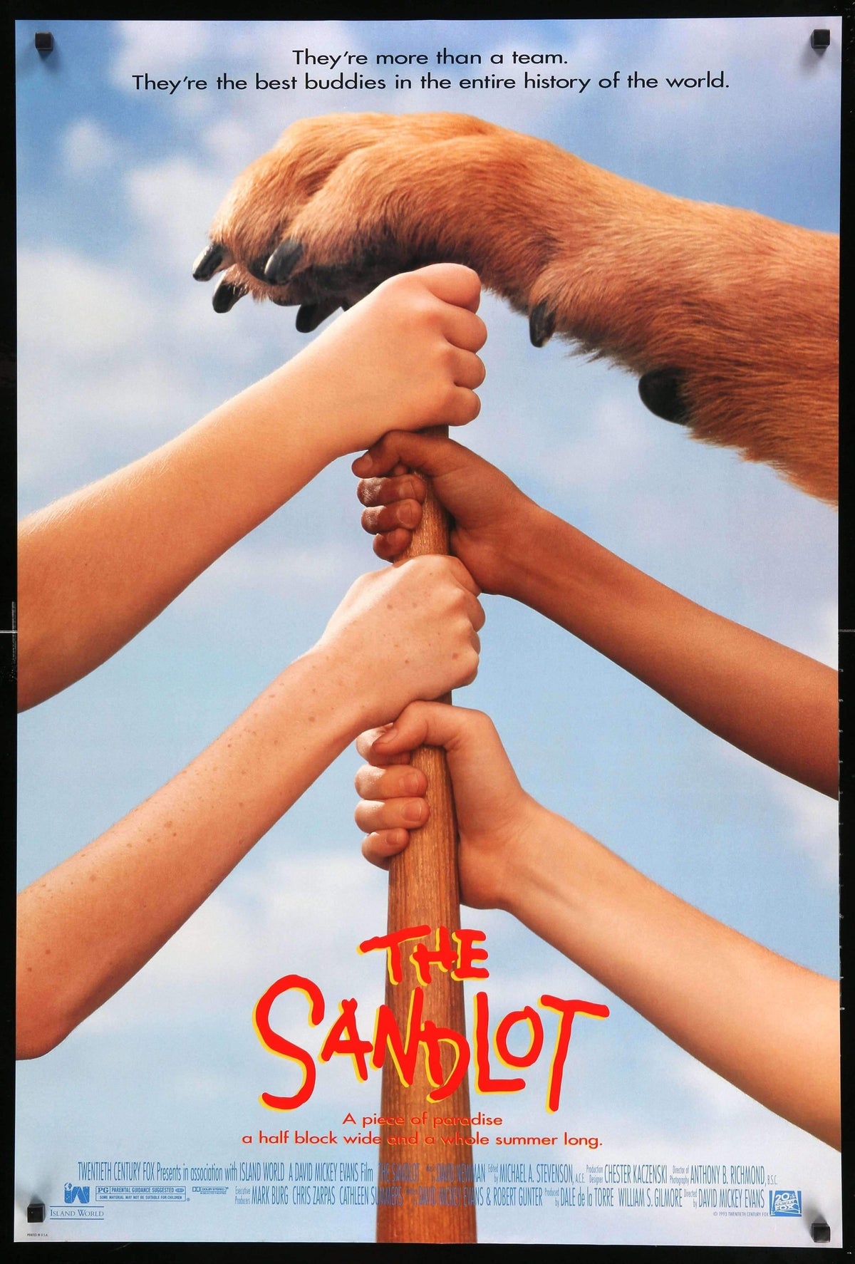 Sandlot (1993) original movie poster for sale at Original Film Art
