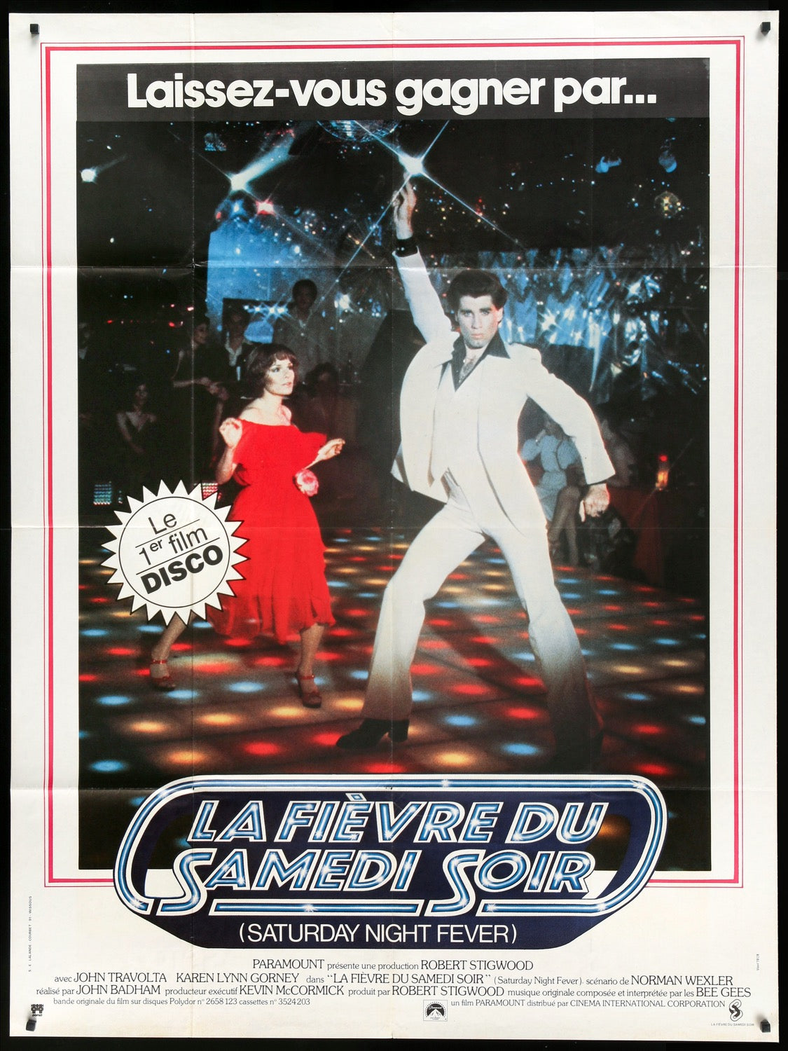 Saturday Night Fever (1977) original movie poster for sale at Original Film Art - Vintage Movie Posters