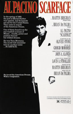 Scarface (1983) original movie poster for sale at Original Film Art - Vintage Movie Posters