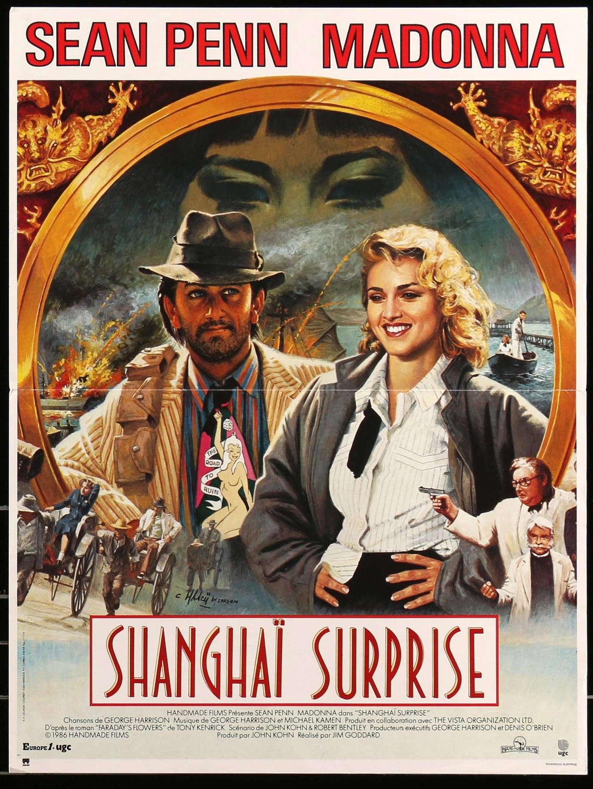 Shanghai Surprise (1986) original movie poster for sale at Original Film Art