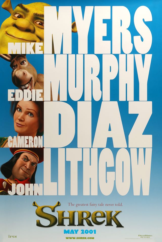 Shrek (2001) original movie poster for sale at Original Film Art - Vintage Movie Posters